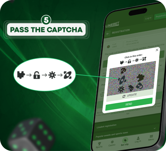 linebet captcha
